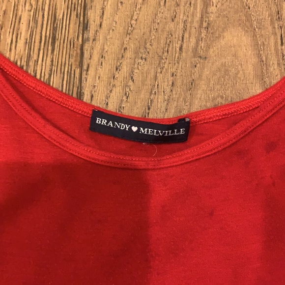 Rare Brandy Melville Rep Striped Top - Picture 2 of 5